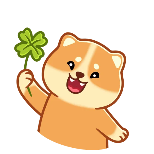 🍀 Стикер «Мякиш Без Текста» для Telegram