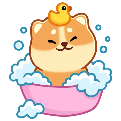 🛁 Стикер «Мякиш Без Текста» для Telegram