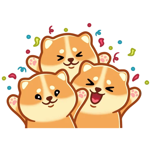 🥳 Стикер «Мякиш Без Текста» для Telegram