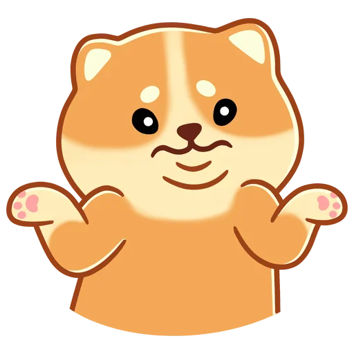 🤷‍♂️ Стикер «Мякиш Без Текста» для Telegram