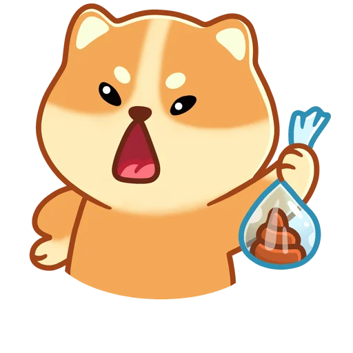 💩 Стикер «Мякиш Без Текста» для Telegram