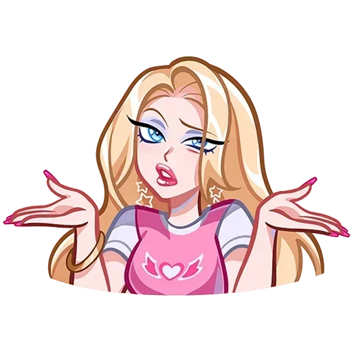 🤷‍♀️ Стикер «Кристалл Без Текста» для Telegram