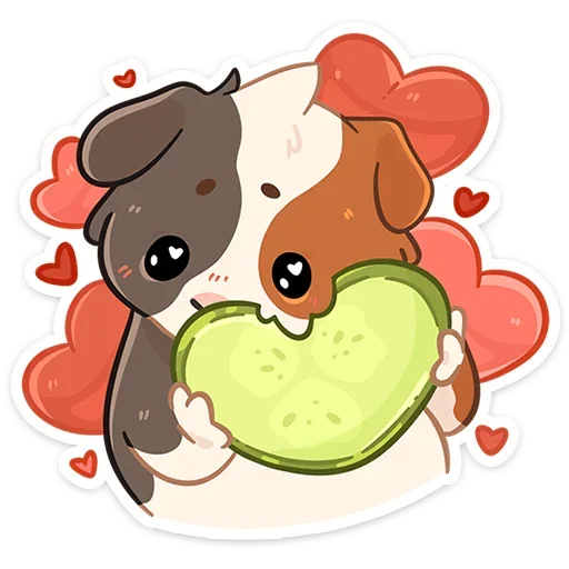 🥰 Стикер «Огурчик» для Telegram