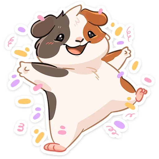 🥳 Стикер «Огурчик» для Telegram