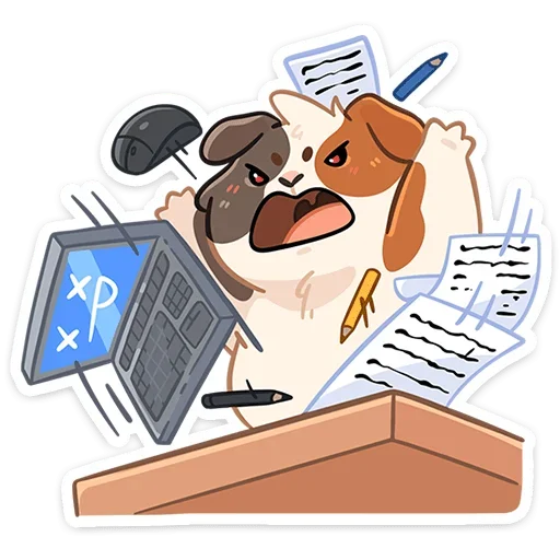 😠 Стикер «Огурчик» для Telegram