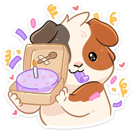 🥳 Стикер «Огурчик» для Telegram
