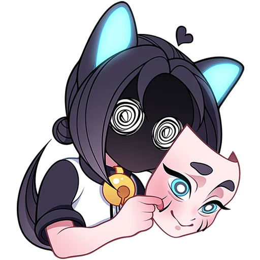 🎭 Стикер «Кибер Милшу 02 Без Текста» для Telegram