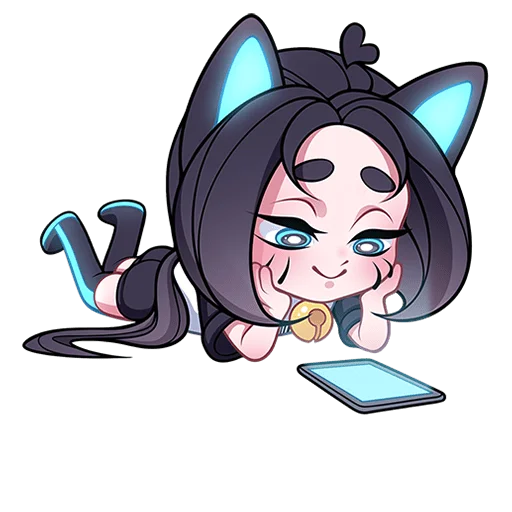 ☺️ Стикер «Кибер Милшу 02 Без Текста» для Telegram