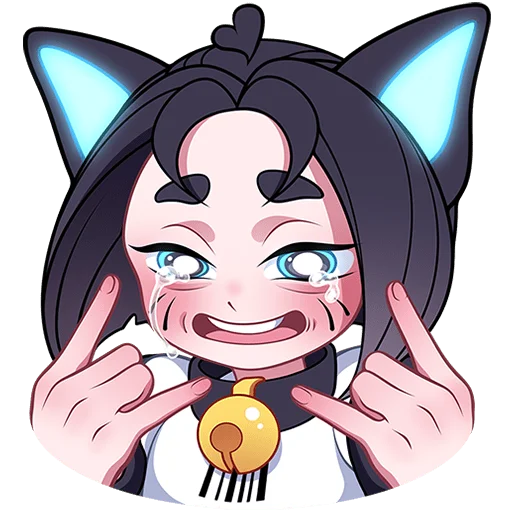 🤘 Стикер «Кибер Милшу 02 Без Текста» для Telegram