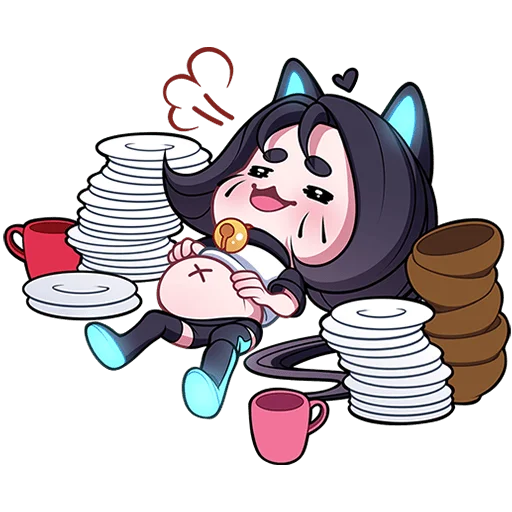 😋 Стикер «Кибер Милшу 02 Без Текста» для Telegram