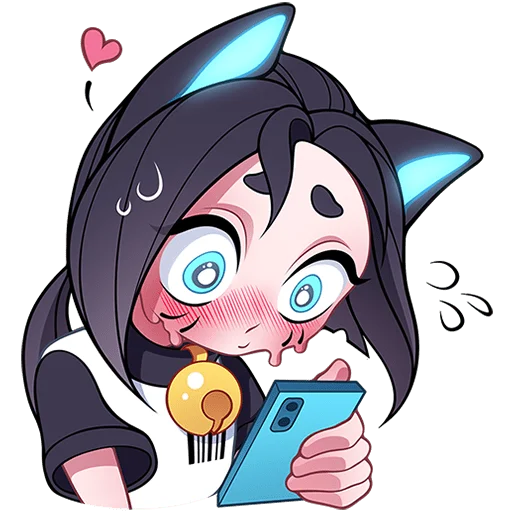 🥵 Стикер «Кибер Милшу 02 Без Текста» для Telegram
