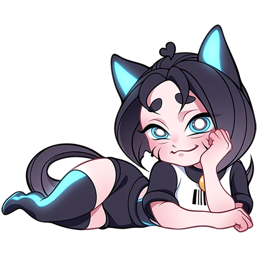 😏 Стикер «Кибер Милшу 02 Без Текста» для Telegram