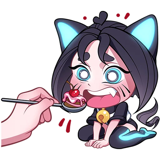 😋 Стикер «Кибер Милшу 02 Без Текста» для Telegram
