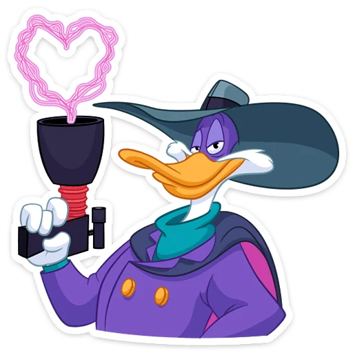 🩷 Стикер «Черный Плащ» для Telegram
