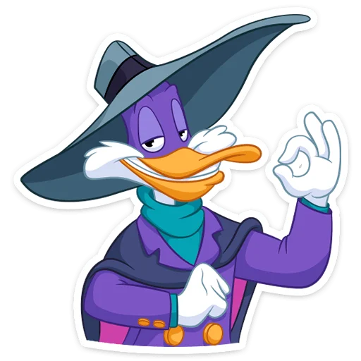 👌 Стикер «Черный Плащ» для Telegram