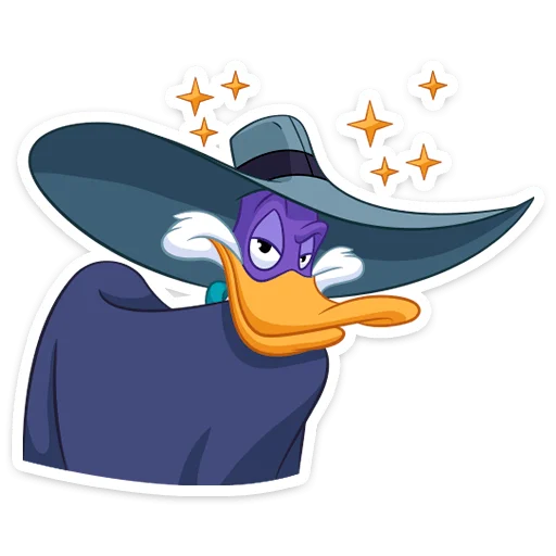 😏 Стикер «Черный Плащ» для Telegram