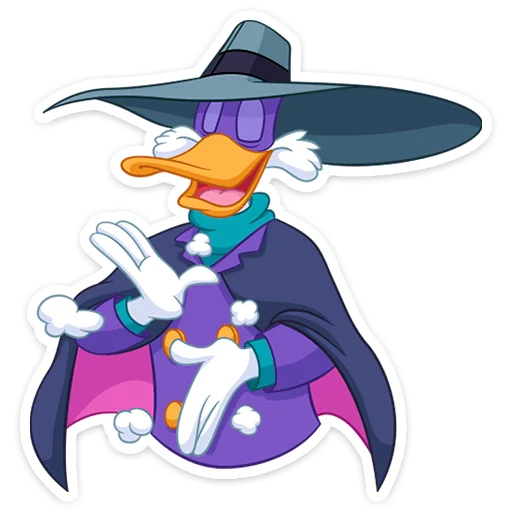 👏 Стикер «Черный Плащ» для Telegram