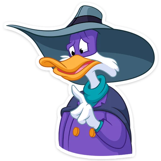 🤨 Стикер «Черный Плащ» для Telegram