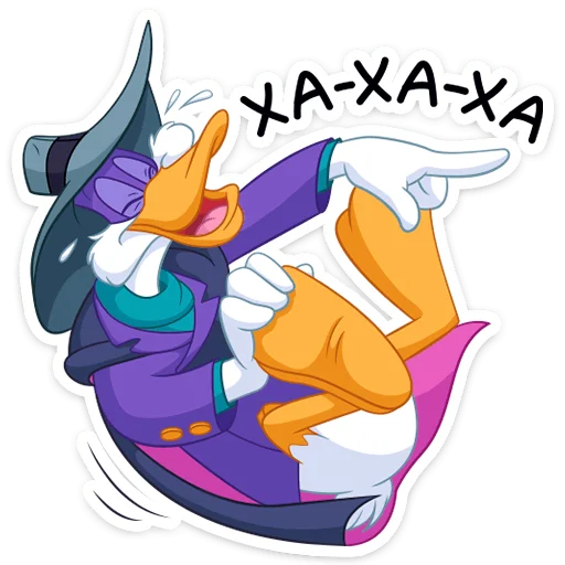😂 Стикер «Черный Плащ» для Telegram