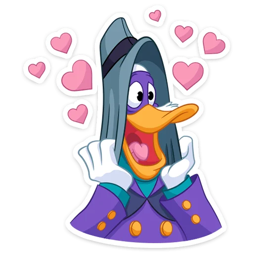🥰 Стикер «Черный Плащ» для Telegram