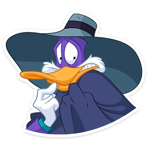 🫢 Стикер «Черный Плащ» для Telegram