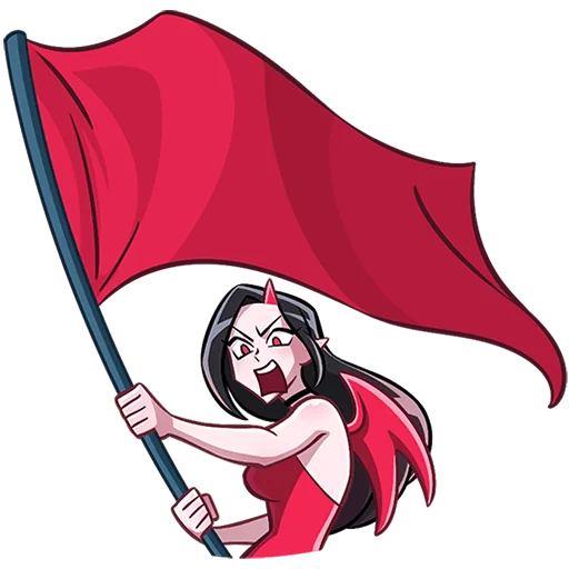 🚩 Стикер «Дьяволица 2 Без Текста» для Telegram