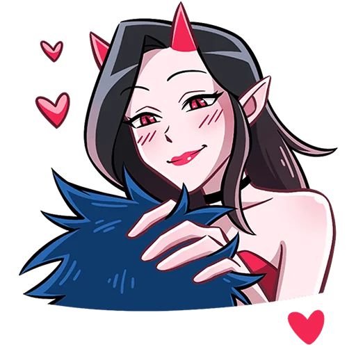 🥰 Стикер «Дьяволица 2 Без Текста» для Telegram