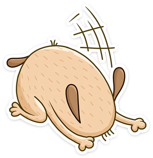 😌 Стикер «Diggy» для Telegram