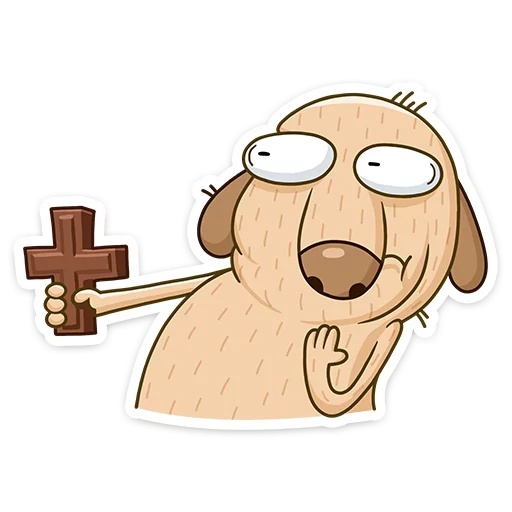 😶 Стикер «Diggy» для Telegram