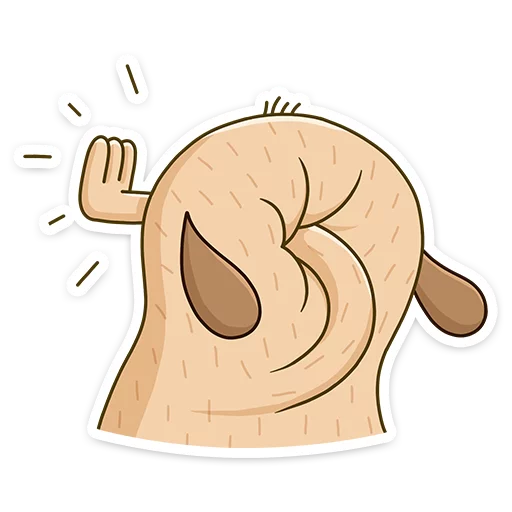 😑 Стикер «Diggy» для Telegram