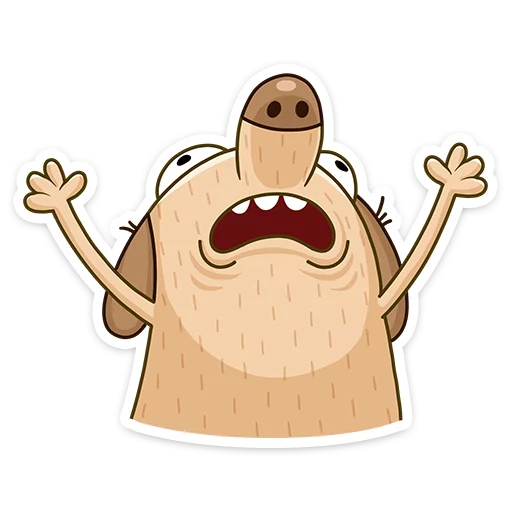 😩 Стикер «Diggy» для Telegram
