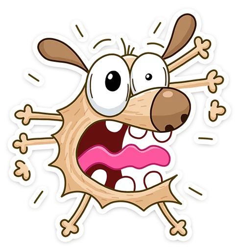 😨 Стикер «Diggy» для Telegram