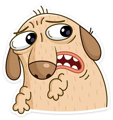 😖 Стикер «Diggy» для Telegram