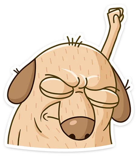 😌 Стикер «Diggy» для Telegram