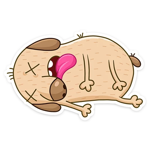 😵 Стикер «Diggy» для Telegram
