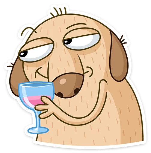 🍸 Стикер «Diggy» для Telegram