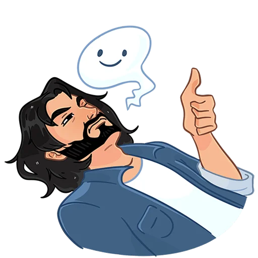 👍 Стикер «Эдуард без текста» для Telegram