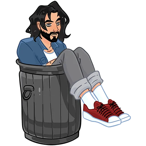 🗑 Стикер «Эдуард без текста» для Telegram