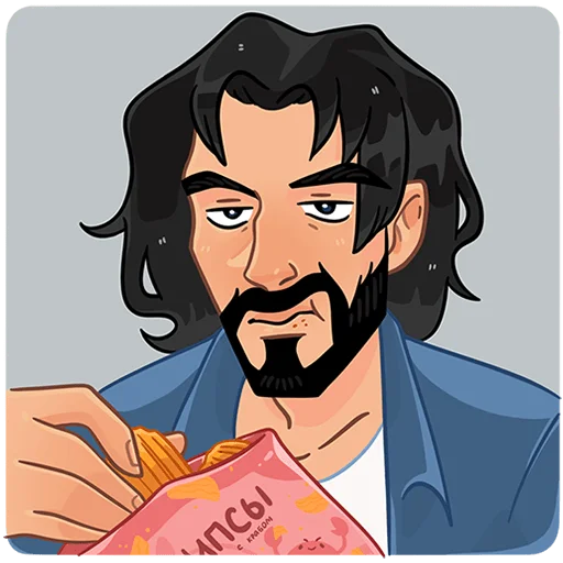 🍟 Стикер «Эдуард без текста» для Telegram