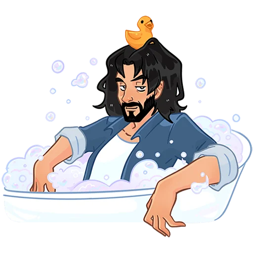 🛁 Стикер «Эдуард без текста» для Telegram