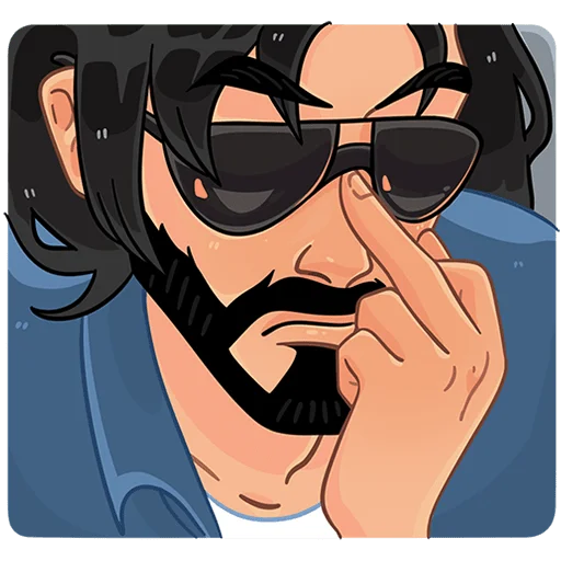 🖕 Стикер «Эдуард без текста» для Telegram