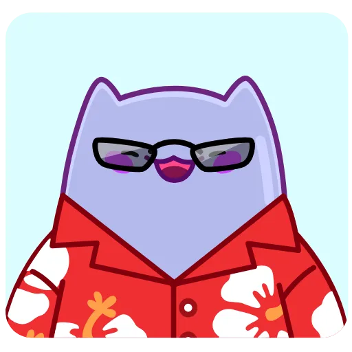 😈 Стикер «Экви» для Telegram