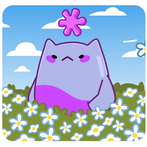 🌼 Стикер «Экви» для Telegram