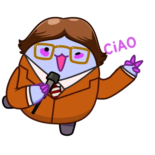🎤 Стикер «Экви» для Telegram