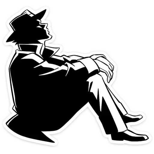 🤔 Стикер «Элинор и Джордж» для Telegram