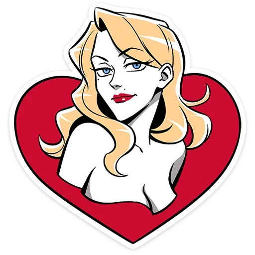 ❤️ Стикер «Элинор и Джордж» для Telegram