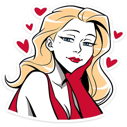 🥰 Стикер «Элинор и Джордж» для Telegram