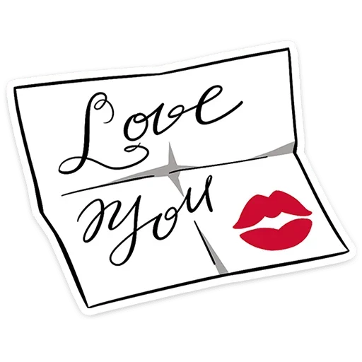 💋 Стикер «Элинор и Джордж» для Telegram