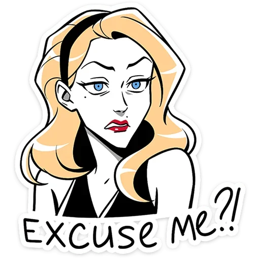 🤨 Стикер «Элинор и Джордж» для Telegram