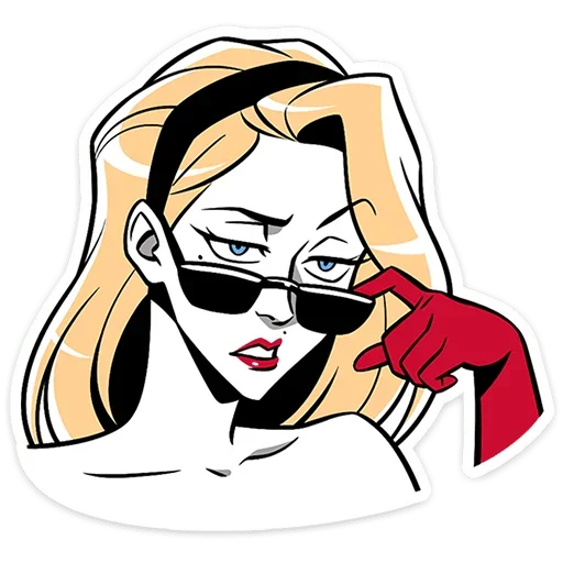 😎 Стикер «Элинор и Джордж» для Telegram